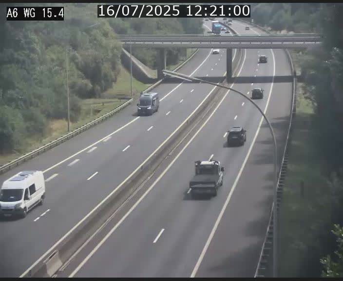 Traffic live webcam Luxembourg Capellen - A6 - BK 15.4 - direction Luxembourg/France/Allemagne