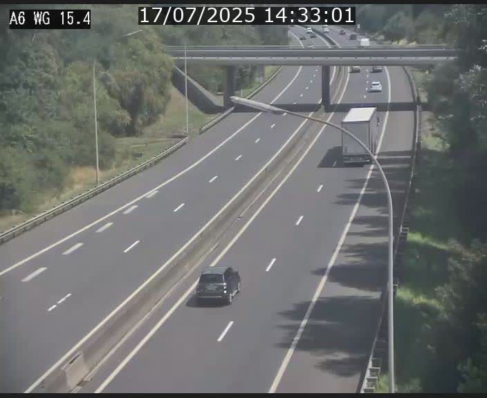 Traffic live webcam Luxembourg Capellen - A6 - BK 15.4 - direction Luxembourg/France/Allemagne