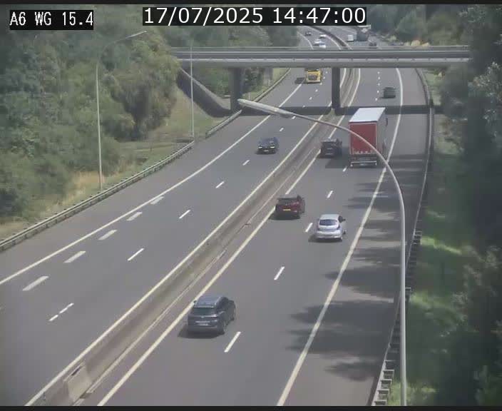 Traffic live webcam Luxembourg Capellen - A6 - BK 15.4 - direction Luxembourg/France/Allemagne