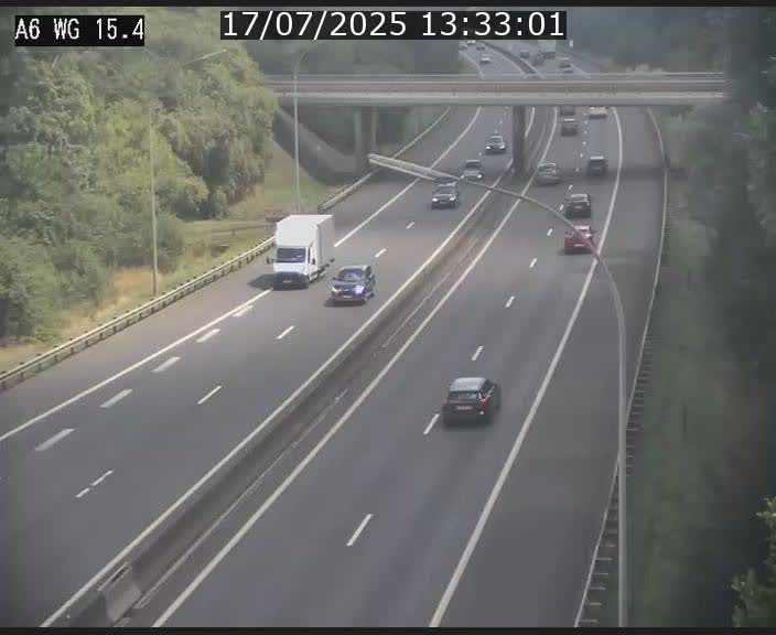 Traffic live webcam Luxembourg Capellen - A6 - BK 15.4 - direction Luxembourg/France/Allemagne