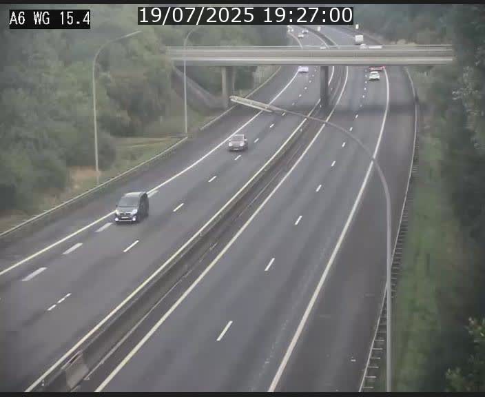 Traffic live webcam Luxembourg Capellen - A6 - BK 15.4 - direction Luxembourg/France/Allemagne