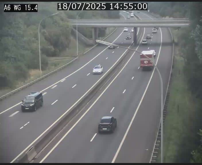 Traffic live webcam Luxembourg Capellen - A6 - BK 15.4 - direction Luxembourg/France/Allemagne