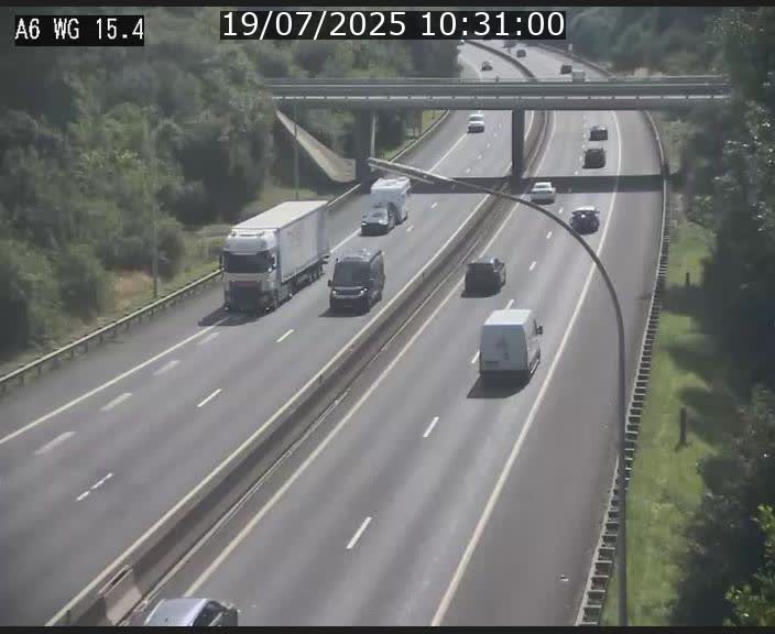 Traffic live webcam Luxembourg Capellen - A6 - BK 15.4 - direction Luxembourg/France/Allemagne