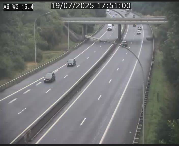 Traffic live webcam Luxembourg Capellen - A6 - BK 15.4 - direction Luxembourg/France/Allemagne