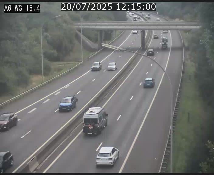 Traffic live webcam Luxembourg Capellen - A6 - BK 15.4 - direction Luxembourg/France/Allemagne