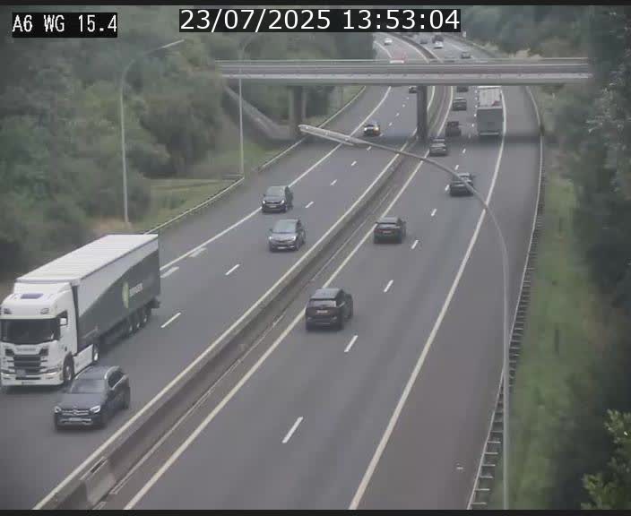 Traffic live webcam Luxembourg Capellen - A6 - BK 15.4 - direction Luxembourg/France/Allemagne