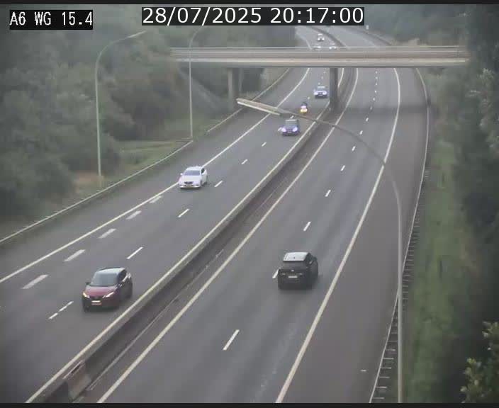 Traffic live webcam Luxembourg Capellen - A6 - BK 15.4 - direction Luxembourg/France/Allemagne