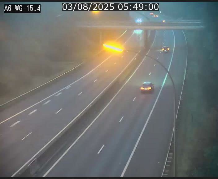 Traffic live webcam Luxembourg Capellen - A6 - BK 15.4 - direction Luxembourg/France/Allemagne