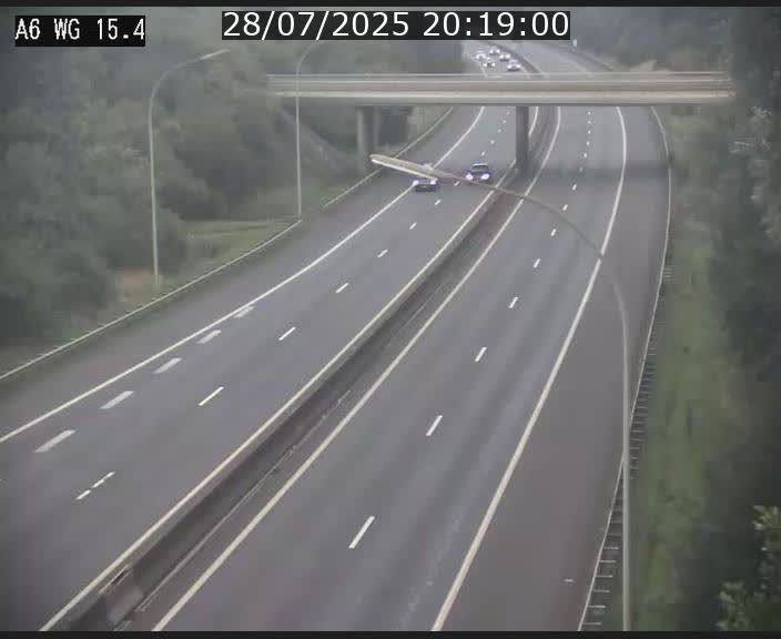 Traffic live webcam Luxembourg Capellen - A6 - BK 15.4 - direction Luxembourg/France/Allemagne