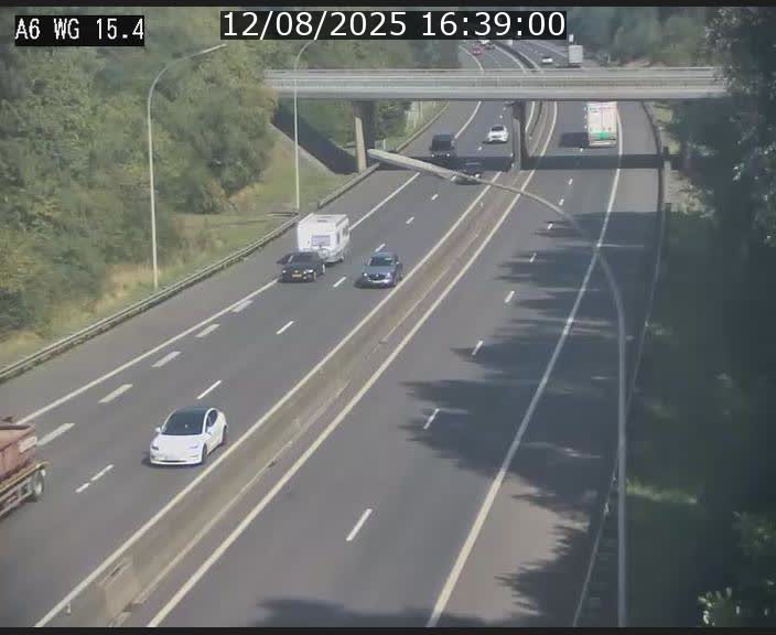 Traffic live webcam Luxembourg Capellen - A6 - BK 15.4 - direction Luxembourg/France/Allemagne