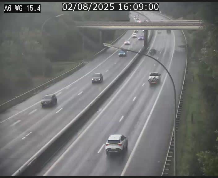 Traffic live webcam Luxembourg Capellen - A6 - BK 15.4 - direction Luxembourg/France/Allemagne