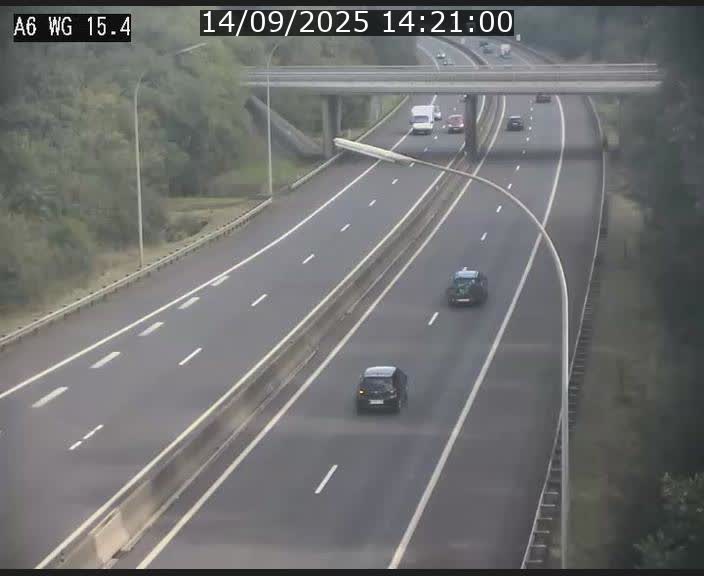 Traffic live webcam Luxembourg Capellen - A6 - BK 15.4 - direction Luxembourg/France/Allemagne