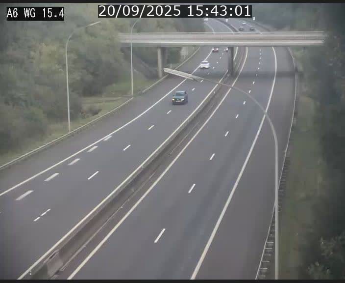 Traffic live webcam Luxembourg Capellen - A6 - BK 15.4 - direction Luxembourg/France/Allemagne