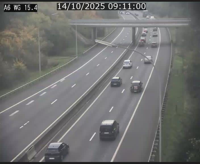 Traffic live webcam Luxembourg Capellen - A6 - BK 15.4 - direction Luxembourg/France/Allemagne