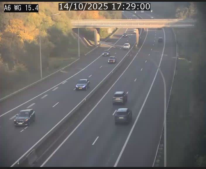 Traffic live webcam Luxembourg Capellen - A6 - BK 15.4 - direction Luxembourg/France/Allemagne