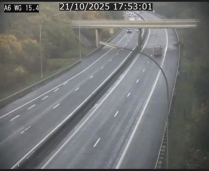 Traffic live webcam Luxembourg Capellen - A6 - BK 15.4 - direction Luxembourg/France/Allemagne