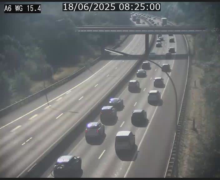 <h2>Traffic live webcam Luxembourg Capellen - A6 - BK 15.4 - direction Luxembourg/France/Allemagne</h2>