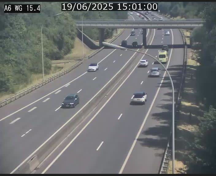 <h2>Traffic live webcam Luxembourg Capellen - A6 - BK 15.4 - direction Luxembourg/France/Allemagne</h2>