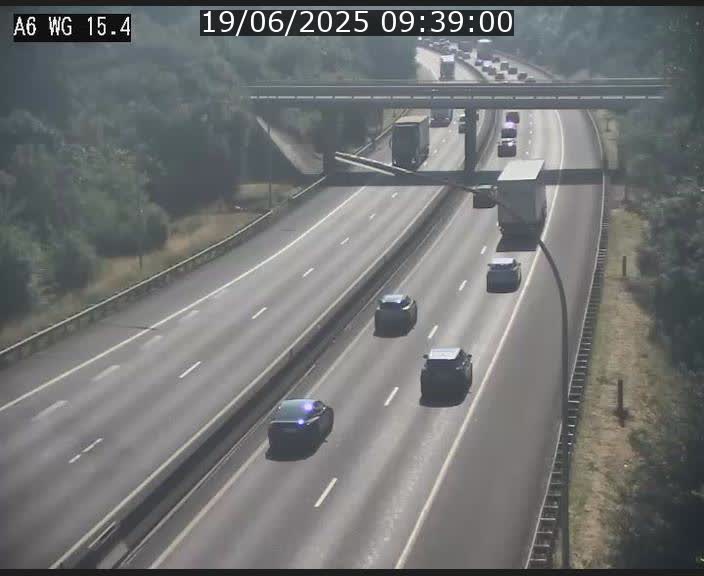 <h2>Traffic live webcam Luxembourg Capellen - A6 - BK 15.4 - direction Luxembourg/France/Allemagne</h2>