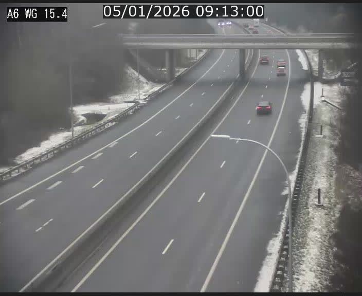 <h2>Traffic live webcam Luxembourg Capellen - A6 - BK 15.4 - direction Luxembourg/France/Allemagne</h2>