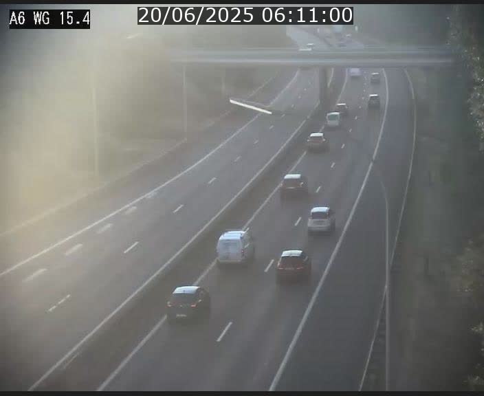 <h2>Traffic live webcam Luxembourg Capellen - A6 - BK 15.4 - direction Luxembourg/France/Allemagne</h2>