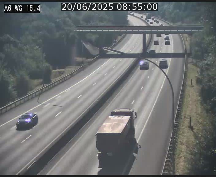 <h2>Traffic live webcam Luxembourg Capellen - A6 - BK 15.4 - direction Luxembourg/France/Allemagne</h2>