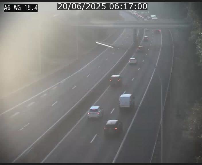 <h2>Traffic live webcam Luxembourg Capellen - A6 - BK 15.4 - direction Luxembourg/France/Allemagne</h2>