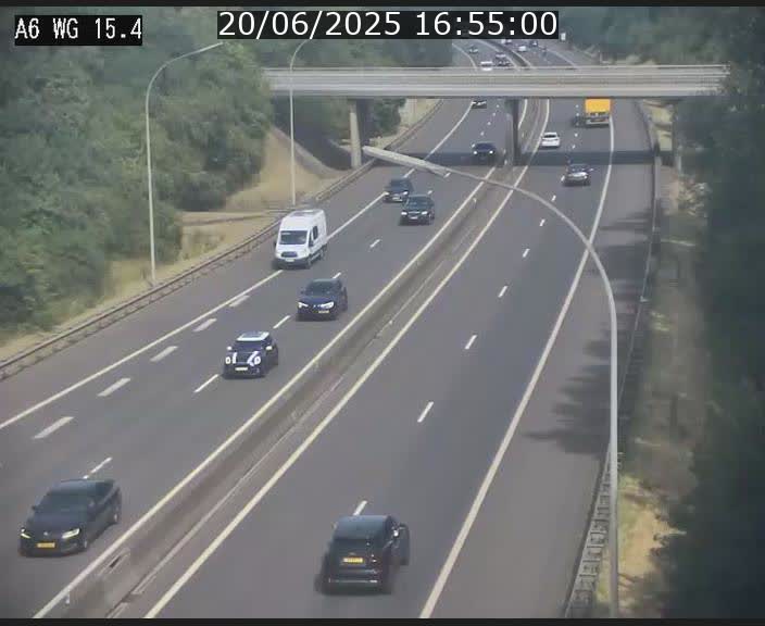 <h2>Traffic live webcam Luxembourg Capellen - A6 - BK 15.4 - direction Luxembourg/France/Allemagne</h2>