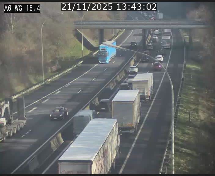 <h2>Traffic live webcam Luxembourg Capellen - A6 - BK 15.4 - direction Luxembourg/France/Allemagne</h2>