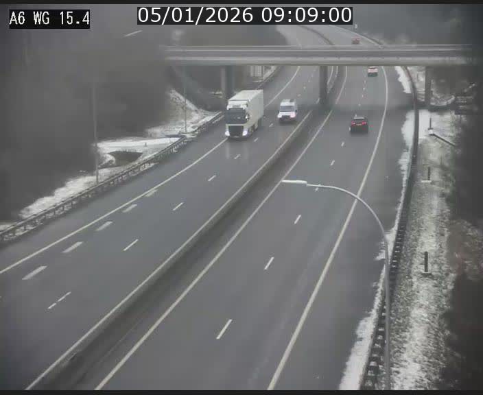<h2>Traffic live webcam Luxembourg Capellen - A6 - BK 15.4 - direction Luxembourg/France/Allemagne</h2>
