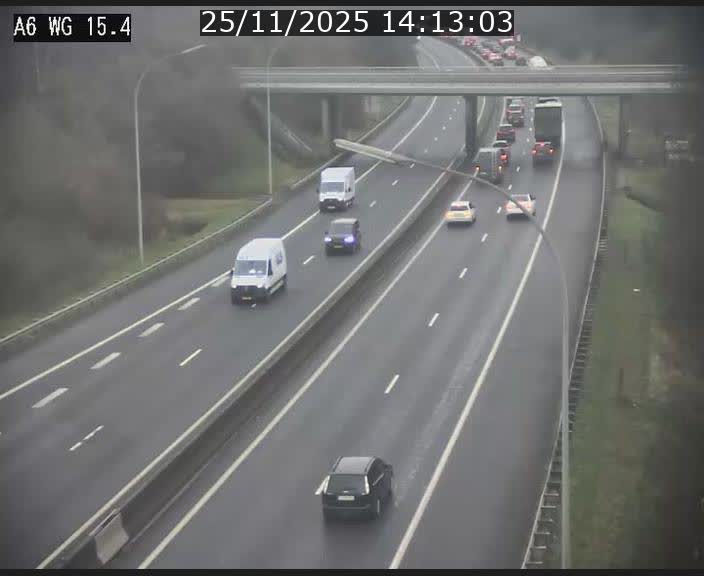 <h2>Traffic live webcam Luxembourg Capellen - A6 - BK 15.4 - direction Luxembourg/France/Allemagne</h2>