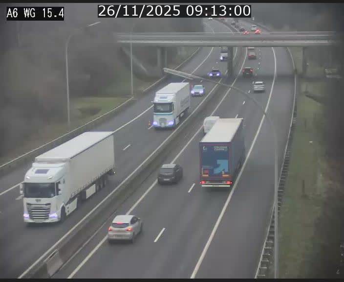 <h2>Traffic live webcam Luxembourg Capellen - A6 - BK 15.4 - direction Luxembourg/France/Allemagne</h2>