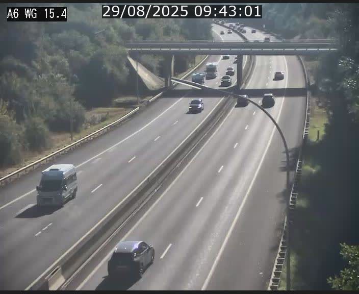 <h2>Traffic live webcam Luxembourg Capellen - A6 - BK 15.4 - direction Luxembourg/France/Allemagne</h2>