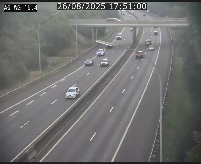 <h2>Traffic live webcam Luxembourg Capellen - A6 - BK 15.4 - direction Luxembourg/France/Allemagne</h2>