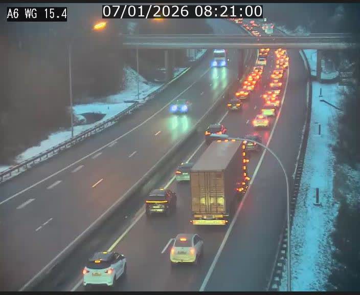<h2>Traffic live webcam Luxembourg Capellen - A6 - BK 15.4 - direction Luxembourg/France/Allemagne</h2>