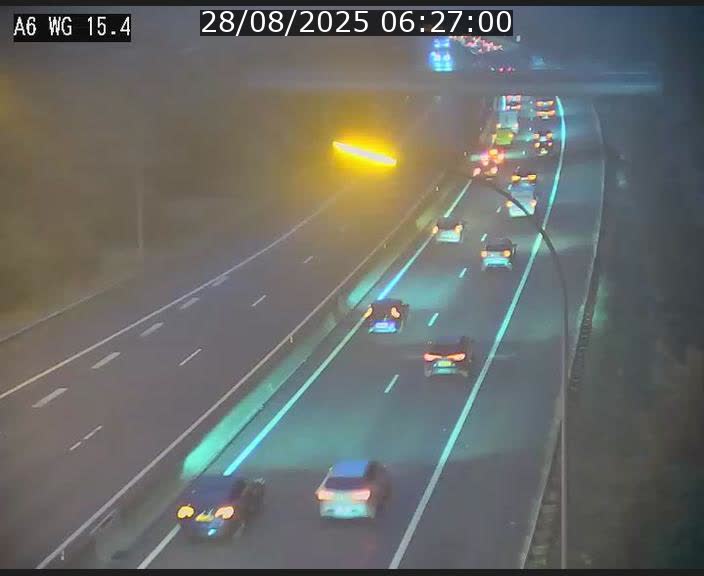 <h2>Traffic live webcam Luxembourg Capellen - A6 - BK 15.4 - direction Luxembourg/France/Allemagne</h2>