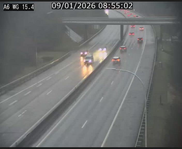 <h2>Traffic live webcam Luxembourg Capellen - A6 - BK 15.4 - direction Luxembourg/France/Allemagne</h2>