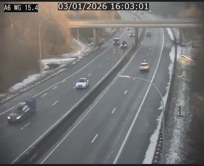 <h2>Traffic live webcam Luxembourg Capellen - A6 - BK 15.4 - direction Luxembourg/France/Allemagne</h2>