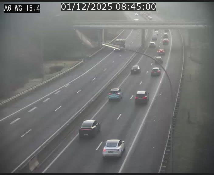 <h2>Traffic live webcam Luxembourg Capellen - A6 - BK 15.4 - direction Luxembourg/France/Allemagne</h2>