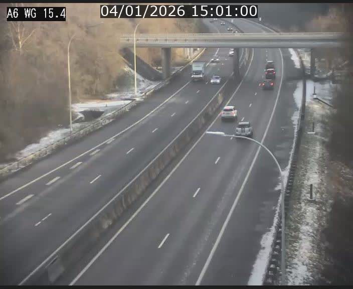 <h2>Traffic live webcam Luxembourg Capellen - A6 - BK 15.4 - direction Luxembourg/France/Allemagne</h2>