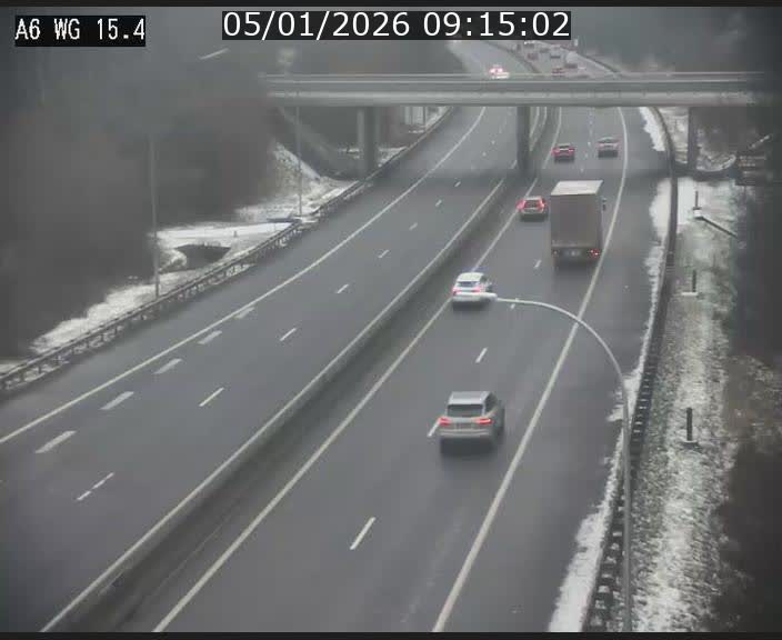 <h2>Traffic live webcam Luxembourg Capellen - A6 - BK 15.4 - direction Luxembourg/France/Allemagne</h2>