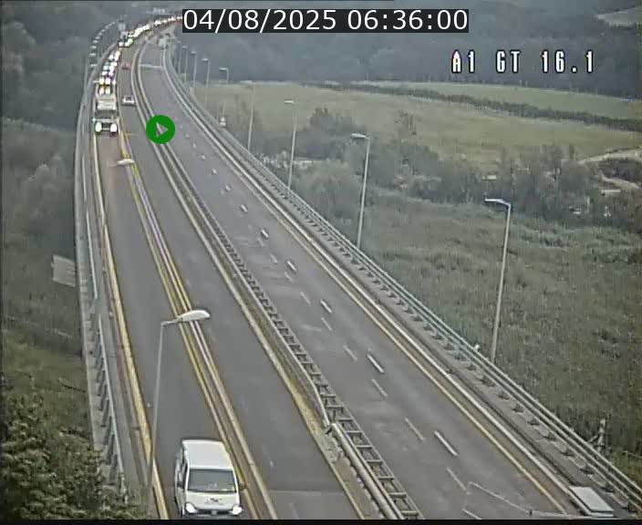 <h2>Traffic live webcam Luxembourg Niederanven - A1 direction Allemagne - BK 16.1</h2>