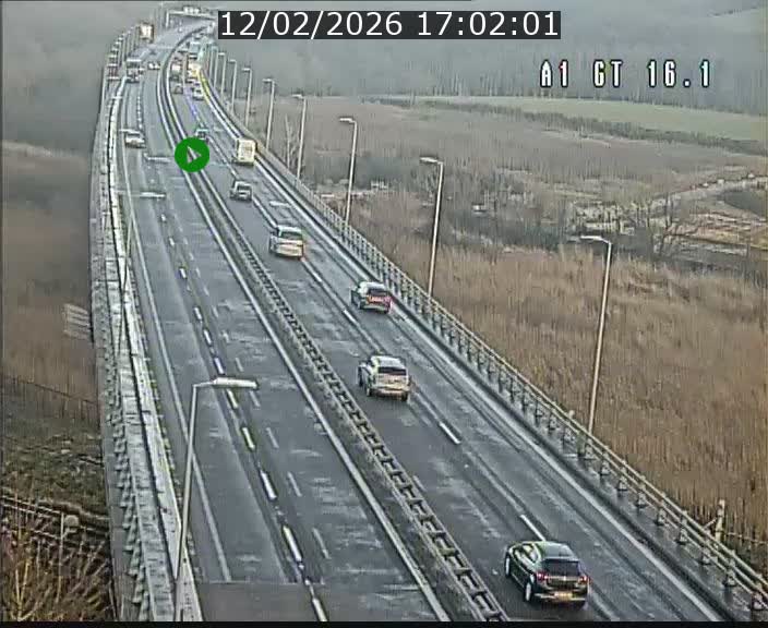 <h2>Traffic live webcam Luxembourg Niederanven - A1 direction Allemagne - BK 16.1</h2>