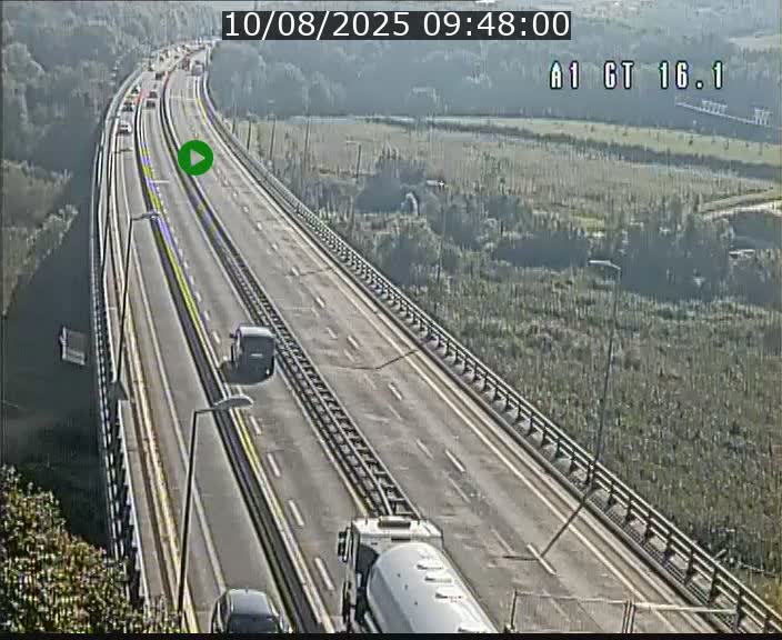 <h2>Traffic live webcam Luxembourg Niederanven - A1 direction Allemagne - BK 16.1</h2>
