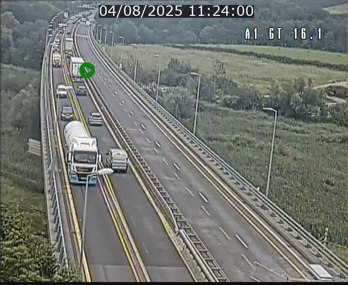 <h2>Traffic live webcam Luxembourg Niederanven - A1 direction Allemagne - BK 16.1</h2>