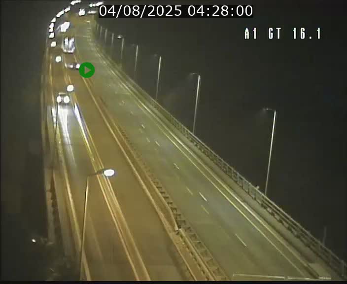 <h2>Traffic live webcam Luxembourg Niederanven - A1 direction Allemagne - BK 16.1</h2>