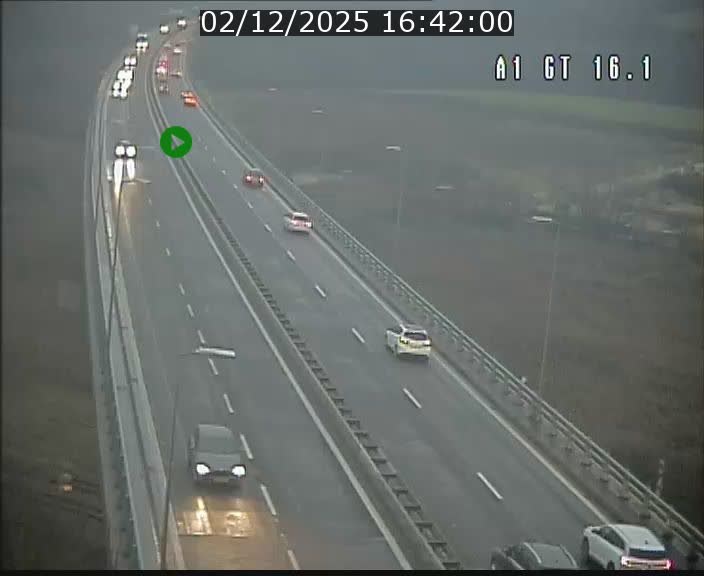 <h2>Traffic live webcam Luxembourg Niederanven - A1 direction Allemagne - BK 16.1</h2>