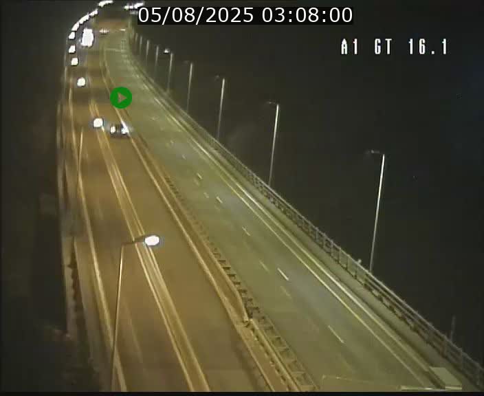 Traffic live webcam Luxembourg Niederanven - A1 direction Allemagne - BK 16.1