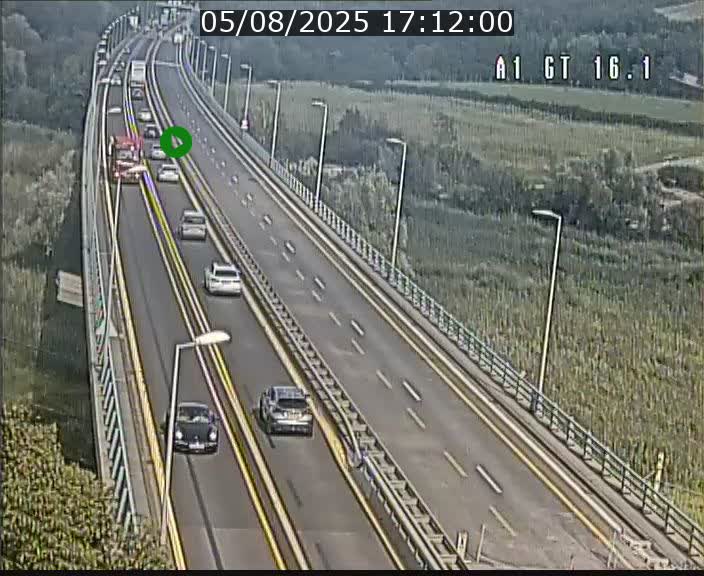 <h2>Traffic live webcam Luxembourg Niederanven - A1 direction Allemagne - BK 16.1</h2>