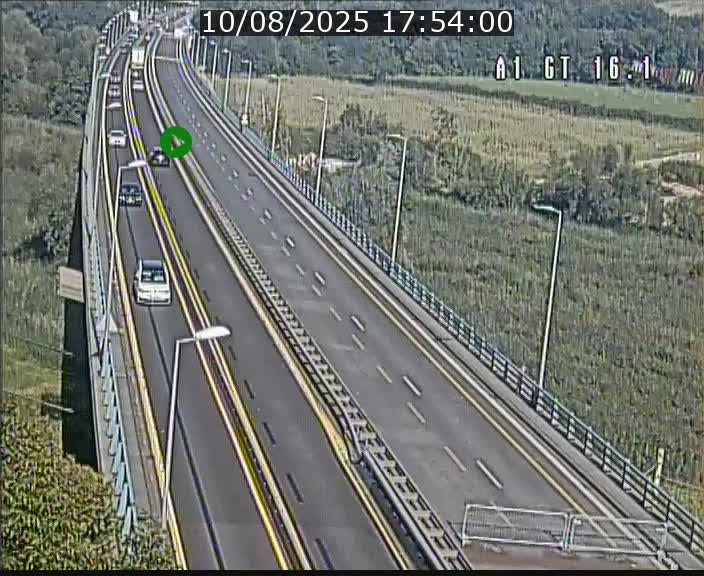 <h2>Traffic live webcam Luxembourg Niederanven - A1 direction Allemagne - BK 16.1</h2>